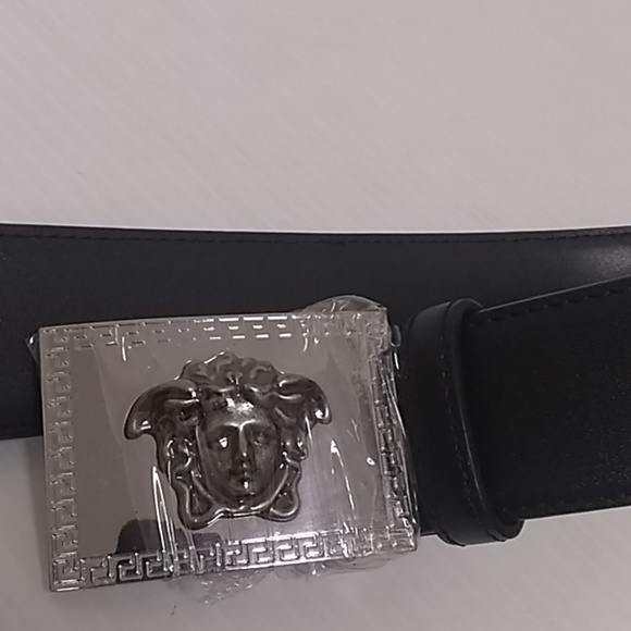 COPY - Versace Medusa leather belt size 100 cm made in Italy - Picture 5 of 7